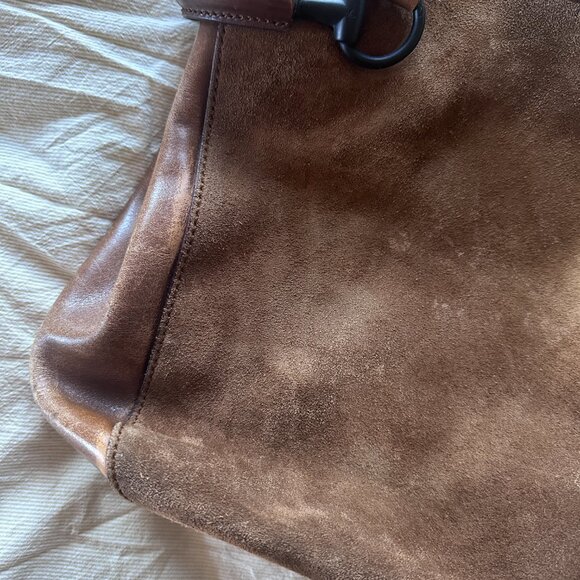 Gucci Suede Horsebit Tote - Picture 6 of 14